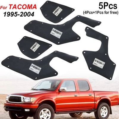 5X RUBBER Splash Shields Inner Fender Liner Apron Seals for Toyota Tacoma 95-04 Foto 1 de 4