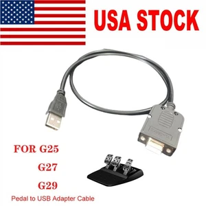 Convertitore Cavo Adattatore USB per Logitech G29 G27 G25 Modifica Pedale AAU - Foto 1 di 6