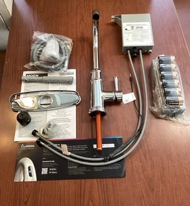 NUEVO Moen 7260EVC Belfield CONTROL DE VOZ INTELIGENTE Grifo de cocina desplegable Cromo B42 - Imagen 1 de 5