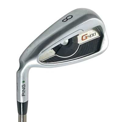 Ping G400 Green Dot 8 Iron Demo Recoil ES 760 F2 Graphite 36" Left-Handed - Image 1 of 4