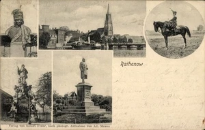 Ak Rathenow im Havelland, mehrere Ansichten, historische Statuen,... - 4695450 - Picture 1 of 2