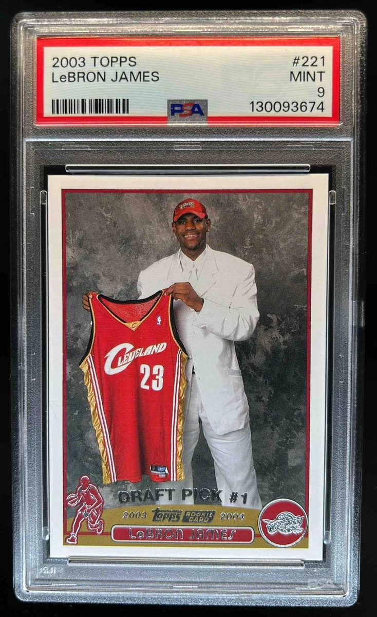 LeBron James Basketball Grade 9 Rookie Sports Trading Cards