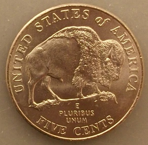 2005-P Westward Journey Nickel, Buffalo, Bison. UNC aus postfrischer Rolle. KM# 368 - Bild 1 von 2