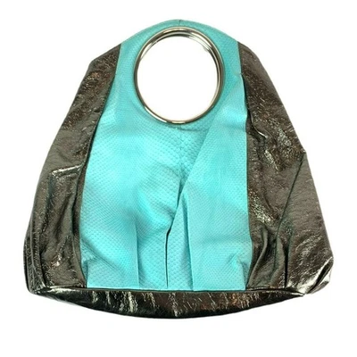 🟣🟣🟣 JANE AUGUST Women's Genuine Python Leather Hobo Handbag - Image 1 of 4
