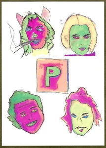 P 1995 Banda de Rock & Roll Postal Promocional Johnny Depp Butthole Surfers Haynes - Imagen 1 de 2