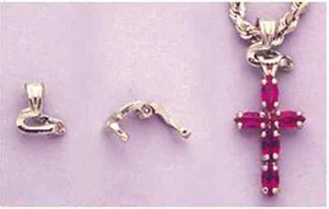 Sterling Silver Convert-A-Bail For Up To 2.7mm Chain - Picture 1 of 1