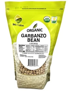 McCabe Organic Garbanzo Bean -Chickpeas 2lbs, USDA Organic & CCOF Certified - Picture 1 of 5