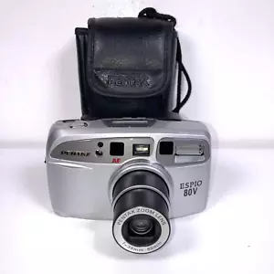 Pentax Espio 80V AF Camera Point And Shoot 35mm Film Classic Tested + Case - Picture 1 of 14