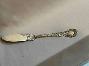 Lamellenmuster Wallace Sterling Master Butter Wt. 37 Gramm  - Bild 1 von 4