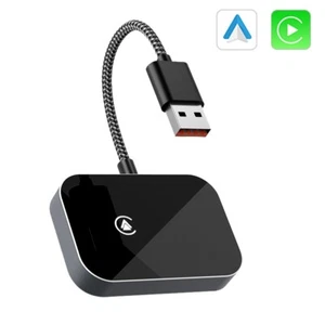 Adattatore Auto CarPlay Wireless 2 in 1 Connessione Rapida Plug&Play WIFI5.0 BT2.4/5.0 - Foto 1 di 7