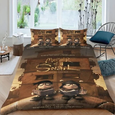 3Pcs Bedding Sets Memoir of a Snail Duvet Cover Sets All Season for Kids Soft - Image 1 of 4
