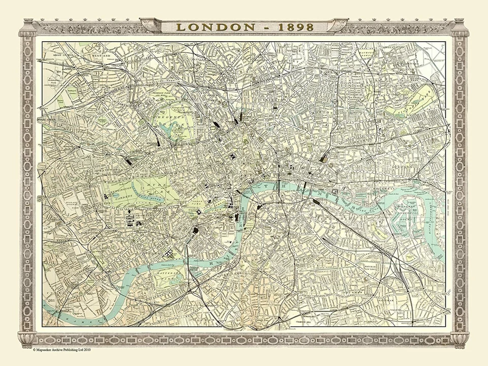 London Royal Atlas Collection 1898 Piece Jigsaw Puzzle (jg) - Image 1 of 1