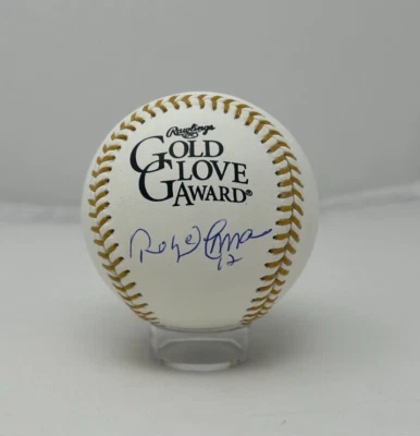 Roberto Alomar Signed Rawlings Gold Glove Logo Baseball PSA 004 - Image 1 of 2