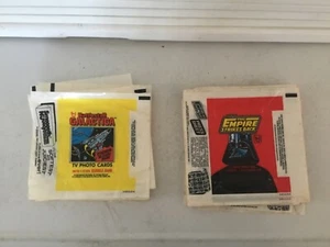 Vintage 1980 Empire Stikes Back STAR WARS Battlestar Galactica TV Photo Card Gum - Picture 1 of 3