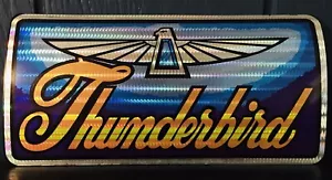 Vintage 70’s / 80’s THUNDERBIRD NOVELTY DECORATIVE LICENSE PLATE COVER - Picture 1 of 5
