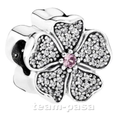 PANDORA Element 791831NBP Pavé Apfelblüte Charm Bead Silber Schmuck - Bild 1 von 2
