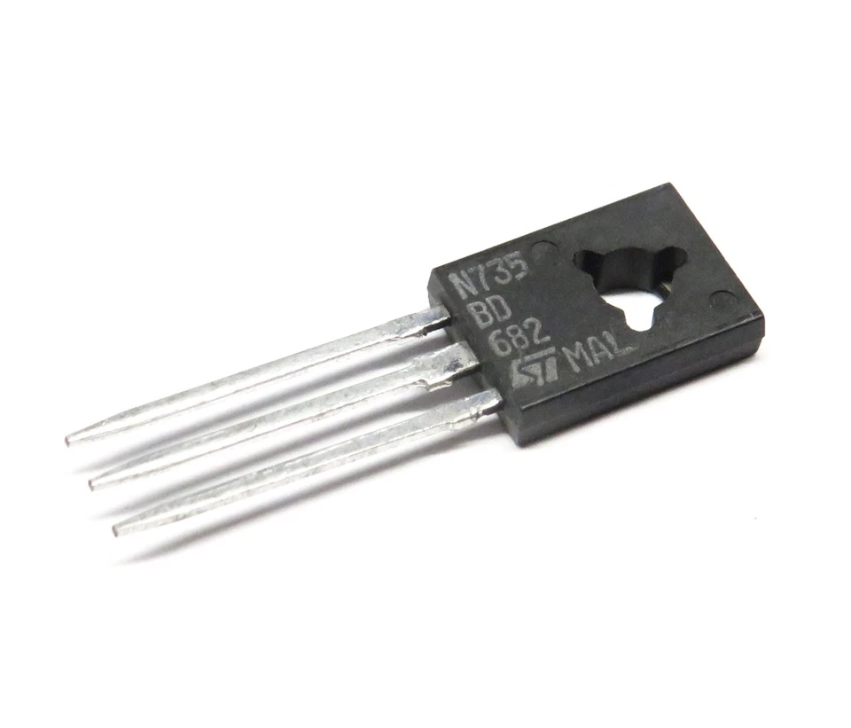 10 Stück BD682 PNP darlington transistor 100V 4A 40W, ST Microelectronics - Bild 1 von 1