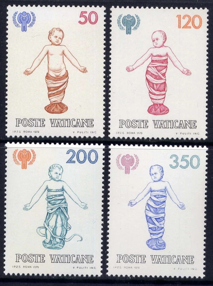 VATICANO Sc#664-7 1979 Año Internacional del Niño MNH Foto 1 de 1