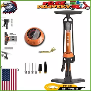 User-Friendly Bike Pump with 160 PSI Maximum Pressure - Compact & Lightweight - Picture 1 of 9