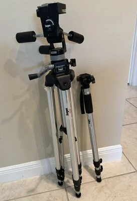 Bogen Manfrotto 3036 Professional Tripod with 3047 Head With Matching Monopod - Image 1 of 4