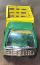 Vintage 3” Toy Truck Buddy L  Steel Farm Truck Green Yellow 1971 Made In Japan