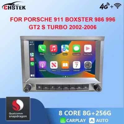 Car Radio Carplay Android For Porsche 911 Boxster 986 996 GT2 S Turbo 2002-2006 - Image 1 of 4