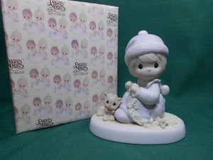 Precious Moments Figurine Meowie Christmas #109800 - Picture 1 of 8