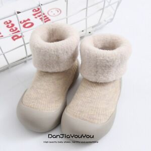 Winter Cotton Shoes Thicken shoes Boys Snow Footwear Soft-soled Warm Baby Boots