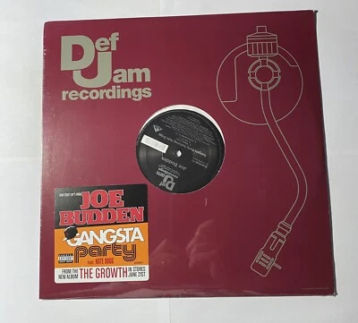 Joe Budden Featuring Nate Dogg  GANGSTA PARTY HIPHOP Vinyl Record Brand NEW - Image 1 of 4