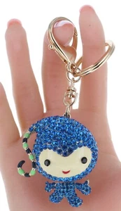 Large Japanese Character Keychain Enameled Purse Jewelry Bling Charm 4.60" L - Picture 1 of 4