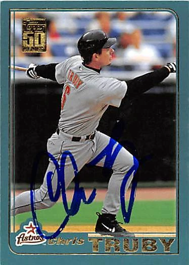 Chris Truby autographed Baseball Card (Houston Astros) 2001 Topps #714 - Image 1 of 1