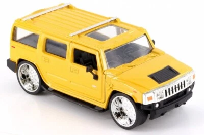 2003 Hummer H2, Yellow - JADA 91560 - 1/32 Scale Diecast Model Toy Car - Image 1 of 2