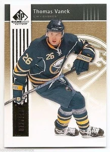 11/12 SP GAME-USED GOLD PARALLEL #12 Thomas Vanek #72/100 - Picture 1 of 1