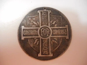 STERLING WWI NATIONALE LUTHERISCHE KOMMISSION SOLDATEN & MATROSEN WOHLFAHRTSMEDAILLE MARKE - Bild 1 von 5