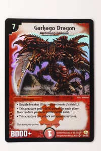 Duel Masters Garkago Dragon #S4 DM-03 Super Rare English NM - Picture 1 of 2