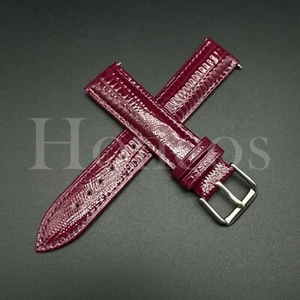 12-22 MM Genuine Leather Lizard Watch Band Strap Quick Release Fits for Timex - Picture 1 of 31