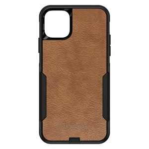 OtterBox Commuter für Apple iPhone (Modell auswählen) dunkelbraune Lederstruktur - Bild 1 von 23