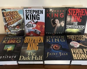Lot Of 8 Stephen King HB Books Novel New & Used Vintage Classic Horror Thriller - Foto 1 di 22