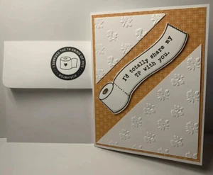 CTMH•I’d Share My TP w/ You•Pandemie•Toilettenpapierkrise•Handgemachte Grußkarte - Bild 1 von 2