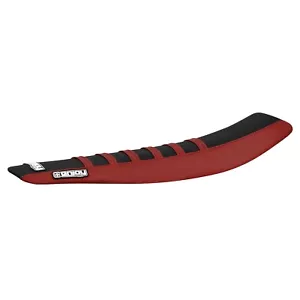 2023-2025 YAMAHA YZF 450 SEAT COVER By Enjoy MFG MAROON BLACK MAROON RIBS #375 - Bild 1 von 7