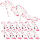  62 Pcs Miniature Doll Clear Shoes Toy Dolls High Heel Princess Child