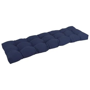 Blazing Needles 55-inch by 19-inch Tufted Solid Twill Bench Cushion - Picture 1 of 1