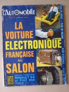 L'Automobile n°268, Renault 8S, Fiat 850 Spécial, Ferrari V12, Jo Schlesser - Picture 1 of 1