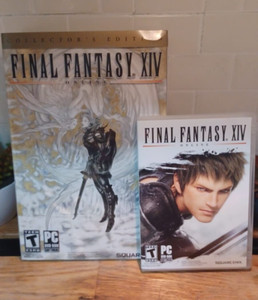 Final Fantasy XIV collectors Edition Windows PC W/ GAME and Original Sleeve