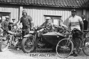 Harley-Davidson Racer Henry Hansen 1929 Six-Day Trial motocicleta foto - Imagen 1 de 1