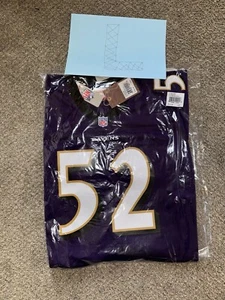 Men's Ray Lewis Purple Baltimore Ravens 2000 Authentic Player Jersey/Large - Picture 1 of 5