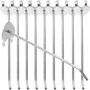 10 Pcs Peg Board Hook Pegboard Hooks for Tools Garage Heavy Duty Hanging - Picture 1 of 11