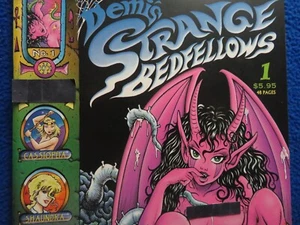 STRANGE BEDFELLOWS #1  1ST PRINT SIGNED  STEVE CROMPTON 2001 - Picture 1 of 1