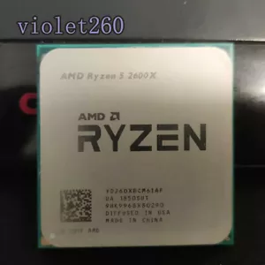AMD Ryzen 5 2600X AM4 CPU Processor R5 2600X 3.6 GHz 6C 12-Thread 16M Desktop - Picture 1 of 1