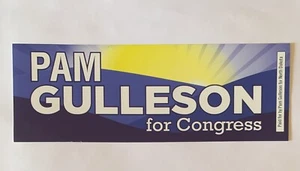 Pam Gulleson For Congress North DakotCampaign Bumper Sticker US House - Picture 1 of 2